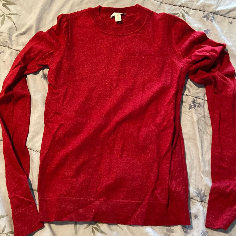 Gap merino wool red sweater